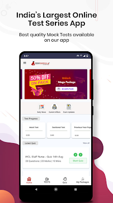 WCL Staff Nurse Mock Tests for Best Results screenshot-app