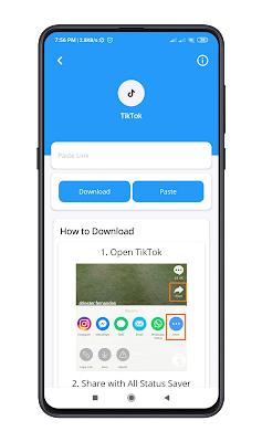 All Status Saver - Video downloader for TikTok screenshot-app