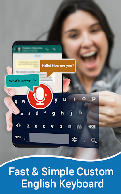 English Voice Typing Keyboard – Speak to text screenshot-app