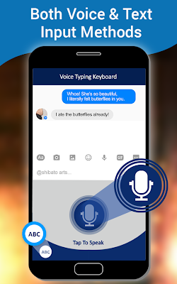 English Voice Typing Keyboard – Speak to text screenshot-app