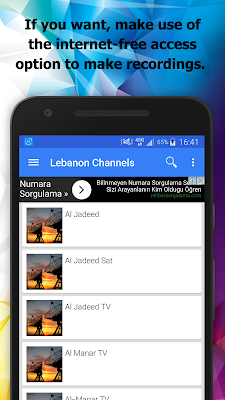 TV Lebanon Channels Info screenshot-app