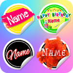 Name Sticker Maker screenshot-app