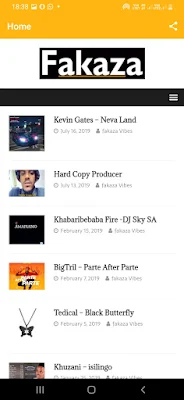 Fakaza vibesApp Latest screenshot-app