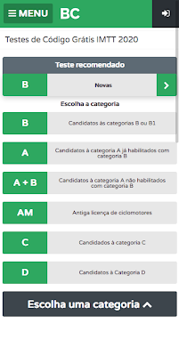 Bom Condutor - Testes Código Oficiais IMTT 2020 screenshot-app