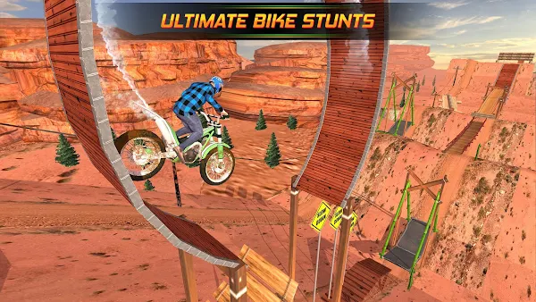 Bike Stunts Racing Free screenshot-app