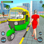 City TukTuk Auto Rickshaw Game screenshot-app