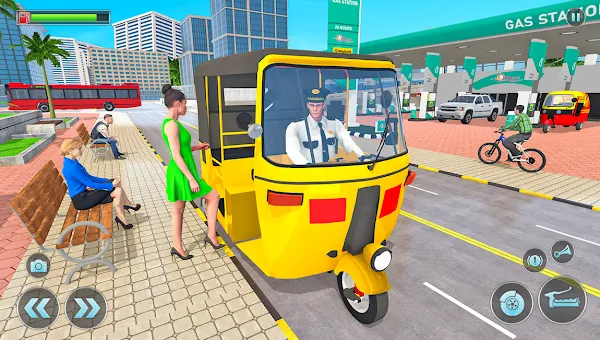 City TukTuk Auto Rickshaw Game screenshot-app