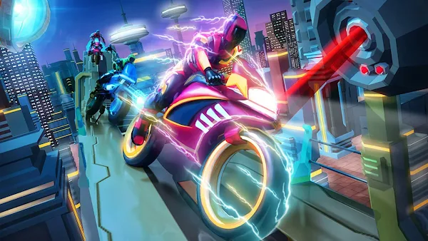 Cyber Bike Race 3D - Bike Game screenshot-app