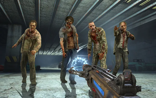 DEAD WARRIOR: Zombies Games 3d screenshot-app