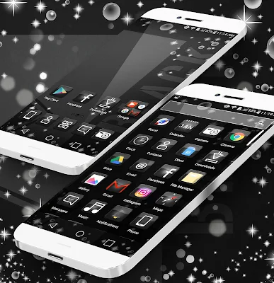 Black Theme Launcher screenshot-app