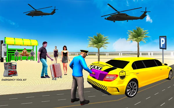 Limo Taxi Driving Simulator :Limousine Car Games screenshot-app