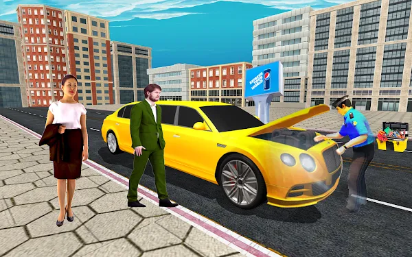 Limo Taxi Driving Simulator :Limousine Car Games screenshot-app