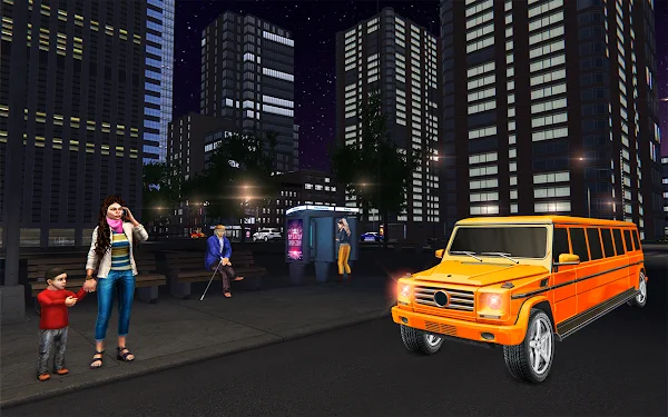 Limo Taxi Driving Simulator :Limousine Car Games screenshot-app