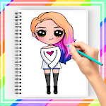 How to Draw Girl Step by Step screenshot-app