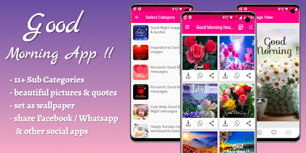 Good Morning Images App - Good Morning Messages screenshot-app