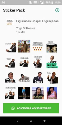 Figurinhas Gospel Engraçadas - WAStickerApps screenshot-app