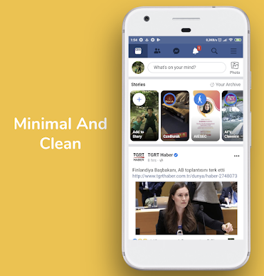MiniFace Manager for Facebook screenshot-app