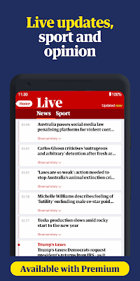 The Guardian - Live World News, Sport & Opinion screenshot-app