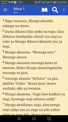 Biblia Habari Njema - Swahili Bible screenshot-app