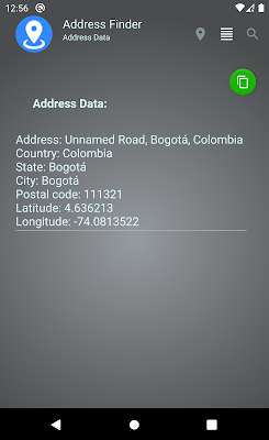 Address Finder screenshot-app