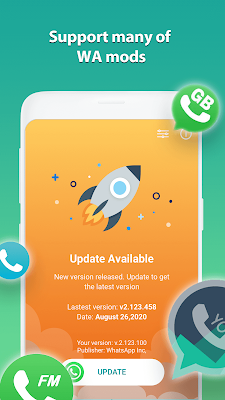AppUpdater for Whats Plus 2021 GB Yo FM HeyMods screenshot-app