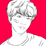 How to Draw BTS screenshot-app