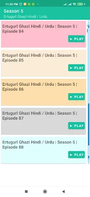 Ertugrul Ghazi Urdu Hindi (All Seasons) screenshot-app
