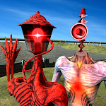 Light Head vs Siren Head Game-Haunted House Escape screenshot-app