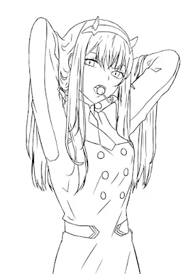 How to Draw Zero Two screenshot-app