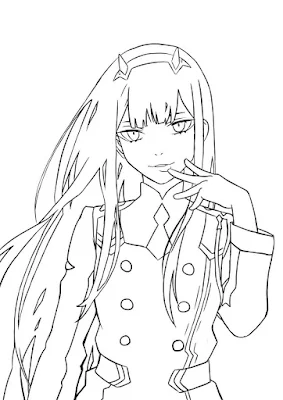 How to Draw Zero Two screenshot-app