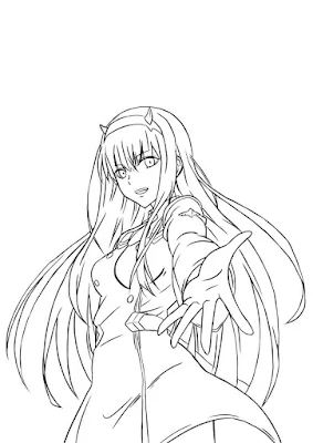 How to Draw Zero Two screenshot-app
