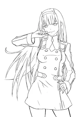 How to Draw Zero Two screenshot-app