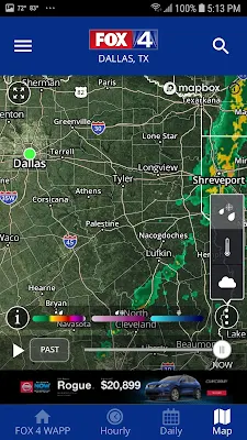 FOX 4 Dallas-Fort Worth: Weather screenshot-app