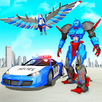 Flying Eagle Robot Car Games screenshot-app