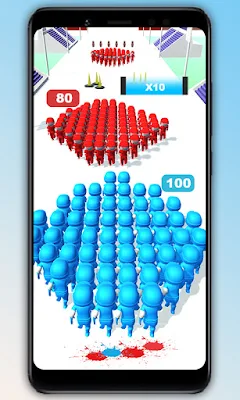 Count Crowd Run Mob Clash 3D screenshot-app