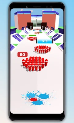 Count Crowd Run Mob Clash 3D screenshot-app