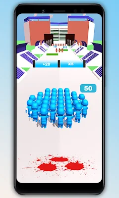 Count Crowd Run Mob Clash 3D screenshot-app