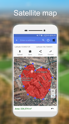 Distance And Area Measurement screenshot-app