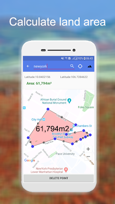Distance And Area Measurement screenshot-app