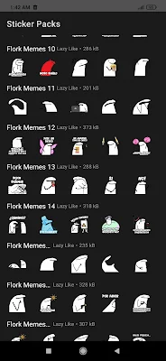 Stickers de Flork Memes para WhatsApp screenshot-app