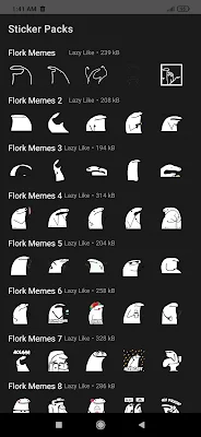 Stickers de Flork Memes para WhatsApp screenshot-app