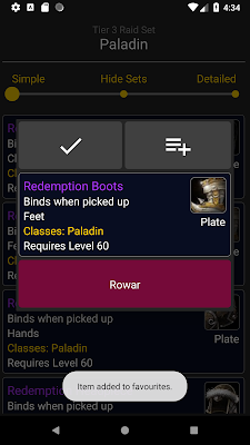 TBC Classic Loot screenshot-app