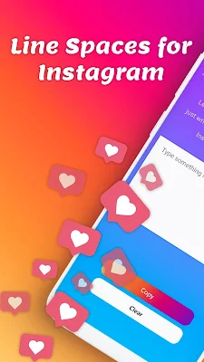 line space for insta : Best Bio Maker screenshot-app