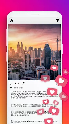 line space for insta : Best Bio Maker screenshot-app
