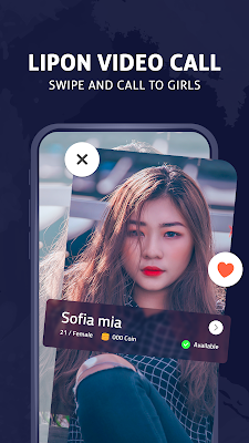 Lipon: Girls Random Video Chat screenshot-app