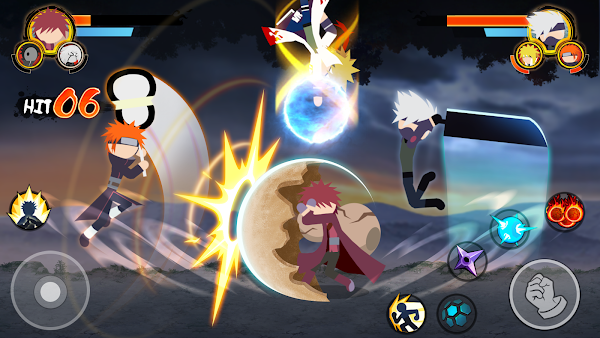 Stickman Ninja - 3v3 Battle Arena screenshot-app