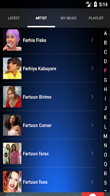 Masuul Somali music app (BY MAALMO) screenshot-app