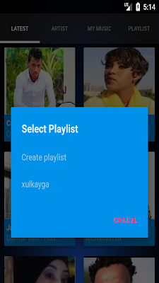 Masuul Somali music app (BY MAALMO) screenshot-app
