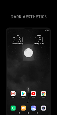 Dark Aesthetic Live Wallpaper screenshot-app