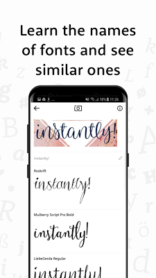 WhatTheFont screenshot-app